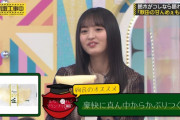 バナナボートを豪快にかぶりつく遠藤さくらちゃんが可愛すぎるｗｗｗ【乃木坂46】