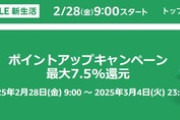 Amazonのポイントアップキャンペーン､対象カテゴリだけでなく期間と金額もユーザーごとに変更 2月21日からスタートしてる人もいる模様