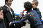 【映像有】宇野昌磨、世界選手権に弾みのチャレンジカップ V！  …ランビエル・コーチと笑顔のハグ…　