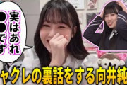 的野美青のシャクレの裏話をする向井純葉｜櫻坂46