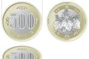 新しい500円玉でかい