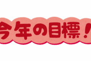 今年の目標を漢字だけで
