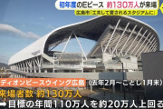 【朗報】広島市のサッカー専用スタジアム…開業1年で約130万人来場で年間目標を大きく上回るｗｗｗｗｗｗｗ