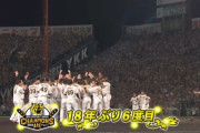 【アレ速報】阪神タイガース18年ぶりの優勝！！