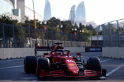 F1バクー予選：PP獲得のルクレール「ライバルたちほどレースペースは良くない」「全力を尽くす」