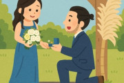 【ブーケトスプロポーズ】陽キャ、友達の結婚式でプロポーズしてしまう