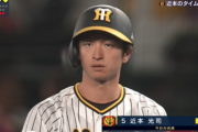 【５回裏】近本光司！ランナーフルベースの1-1からセンターへのタイムリーヒットで阪神先制！