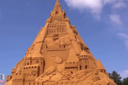 世界一高い砂のお城がデンマークでお披露目された！