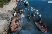イスラエル軍艦船、ラタキア港に停泊するシリア海軍艦隊を攻撃し破壊！