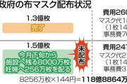 【アベノマスク】８０００万枚の追加配布に批判殺到　「ありがた迷惑」「税金の無駄遣い」