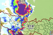 【画像】関東に大型雷がやってｷﾀ━━━━(ﾟ∀ﾟ)━━━━!!