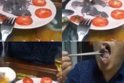 【悲報】中国人さんの食事風景がヤバすぎると話題wwww
