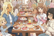 ケーキの食べ放題に行ったら若い女性が大量にいるぞ