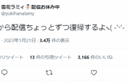 ラミィちゃんが活動再開告知！！！　来週から少しずつ復帰予定とのこと（追記　復帰枠立ちました）