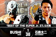 『BEST OF THE SUPER Jr. 27』BUSHIvs石森太二【11.29後楽園ホール】