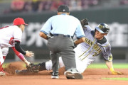 阪神・糸井　通算３００盗塁は持ち越し　四球出塁で試みるも失敗