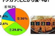 【悲報】日本人の6割「トンカツは端から食べる」トンカツ専門店店長「真ん中が美味しいので真ん中から食べた方が良い」←エッ⁉( ﾟДﾟ)