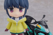 《ゆるキャン△》ねんどろいど「志摩リン 三輪バイクVer.」予約開始！バイクには「＼ コンニチワ／」のセリフプレートをつけて劇中再現が可能