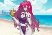 【FGO】水着衣装のトリ子イラスト！！　大人っぽい水着のトリ子良いね！