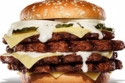【デブ朗報】バーガーキングにパティ4枚の1500kcal超えバーガーが2月18日から登場！