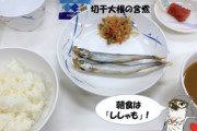 【画像あり】刑務所の飯、あまりにも酷すぎる…