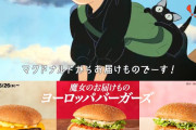 【朗報】マクドナルド、魔女の宅急便とコラボした新バーガー「ヨーロッパバーガーズ」美味しそう