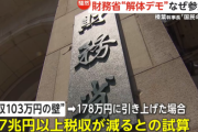 財務省解体デモ参加者さん、とんでもないミスを発見されてしまい終わるｗｗｗｗ