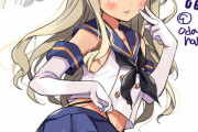 【艦これ】ノリでグレカーレに島風の服着てもらったら初手からノリノリで完璧に着こなされて反応に困る 他