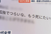 【悲報】孤独を感じる20代、急増していた