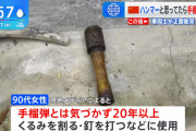 おばあちゃんが20年間ハンマーとして使っていた物体、手榴弾だった
