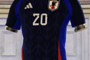 【画像】サッカー日本代表の新ユニフォーム、デザイン流出www
