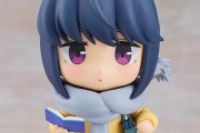 《ゆるキャン△》ねんどろいど「志摩リン 制服Ver.」予約開始！オプションパーツに「生チョコまんじゅう」「生チョコまんじゅうの箱」「本」「通学カバン」「スマホ」ほか
