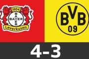 ◆ブンデス◆21節 薬屋×ドル ハーランドついに止まる！二転三転の打ち合いは再逆転でレバークーゼンが勝利！