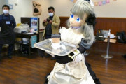 【悲報】秋葉原のメイドロボカフェ、ガチで不気味すぎて草ｗｗｗｗ
