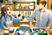 嫁「食べたら食器はすぐ洗って！！」俺「食器は漬け置きした方が洗える」