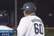 【vs.西武】日ハム玉井、中村にタイムリーを浴びて2点目を失う