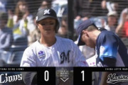 4番山口タイムリーきたぁぁぁ！ロッテ初回から先制！