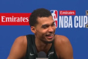【NBA】ウェンバンヤマがOKCを挑発か？「純粋で倫理的なバスケの一部になれて嬉しい」