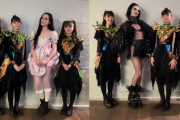 BABYMETALとPoppyとBambie Thugのバックステージショット