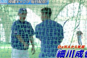 【悲報】中日細川、テニスボールでも空振り連発wwwwwwwwwwwwwwwwww