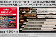 先日、Switchのダウンロードカードを買いに行ったら完売してたんだけど‥