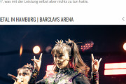 BABYMETALのフランクフルトとハンブルグのライブレポート