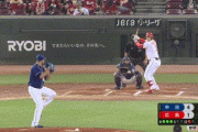 【広島対中日18回戦】広島・鈴木誠也、中日・ロドリゲスから第２２号２ランホームラン！１点差に詰め寄る！！！！！