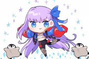 【FGO】あず子さんの６周年記念衣装のラムダ様イラスト！！　ペンギン達も可愛いね！