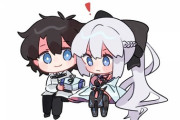 【FGO】ホワイトデーのぐだ男＆モルガン様！！　チョコもらってうれしそうなモルガン様可愛いです！！