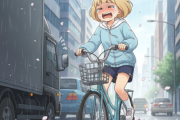 ワオ自転車しか移動手段がないガキ、露骨に幅寄せされたり轢かれそうになったりして咽び泣く