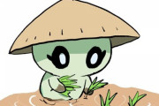 【FGO】田植えをするコンイラスト！！　お手伝いありがとね～