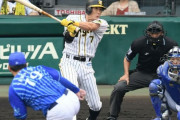 阪神糸井さん今日4打数3安打3打点で無事来年も契約勝ち取る