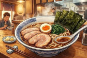 【鬼画像】本物の家系ラーメン食ってきたんやが