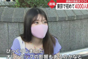 [画像]テレビに映ったマスク美人さんwwwwww